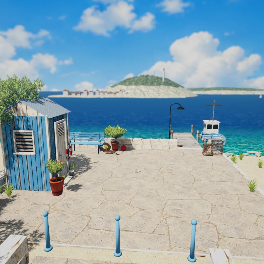 Coastal Breeze court artwork